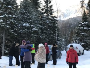 Méditation au soleil levant