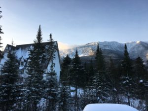 Vue sur la montagne